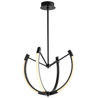 Oxygen Utopia 3-6141-15 Modern Chandelier - Black