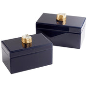 Cyan Design 10747 Solitaire Container - Blue - Small