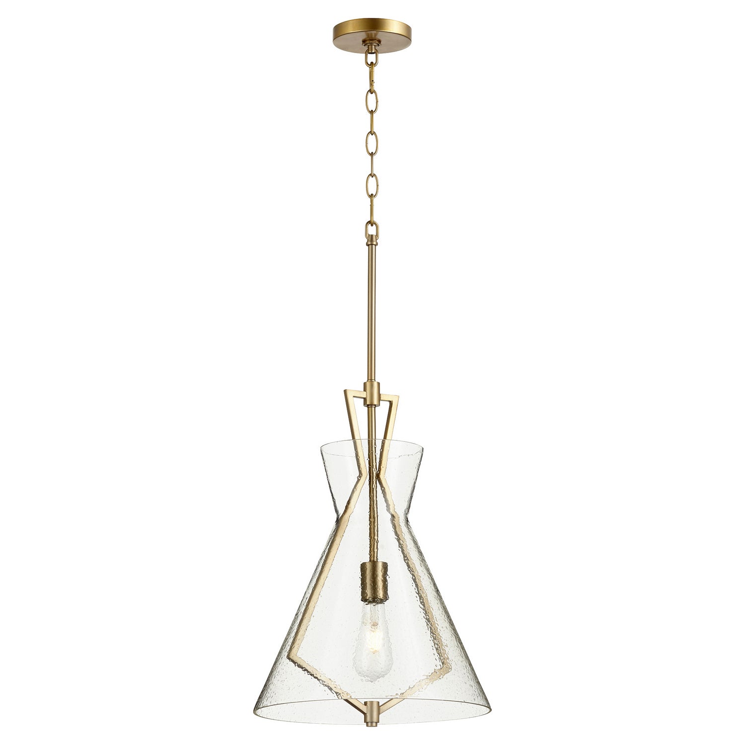 Quorum 8426-80 Pendant - Aged Brass