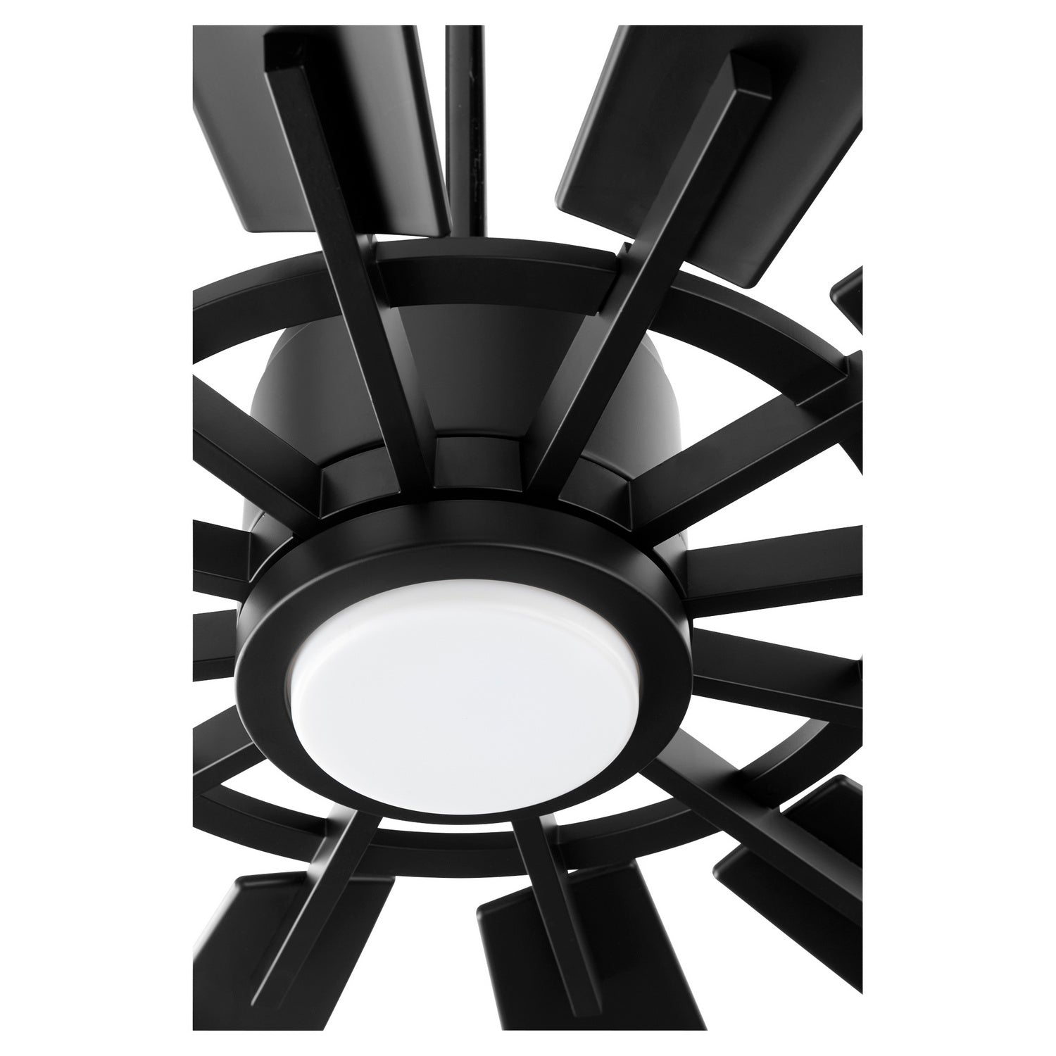 Quorum Cirque 46012-59 Patio Fan - Matte Black