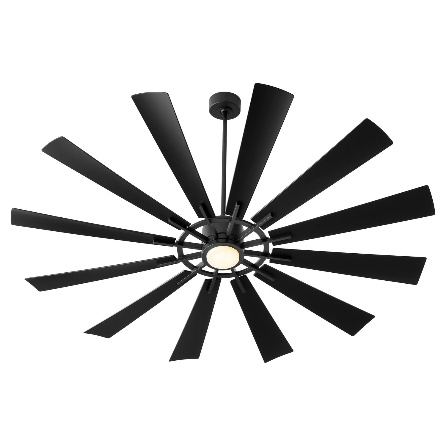 Quorum Cirque 47212-59 Patio Fan - Matte Black