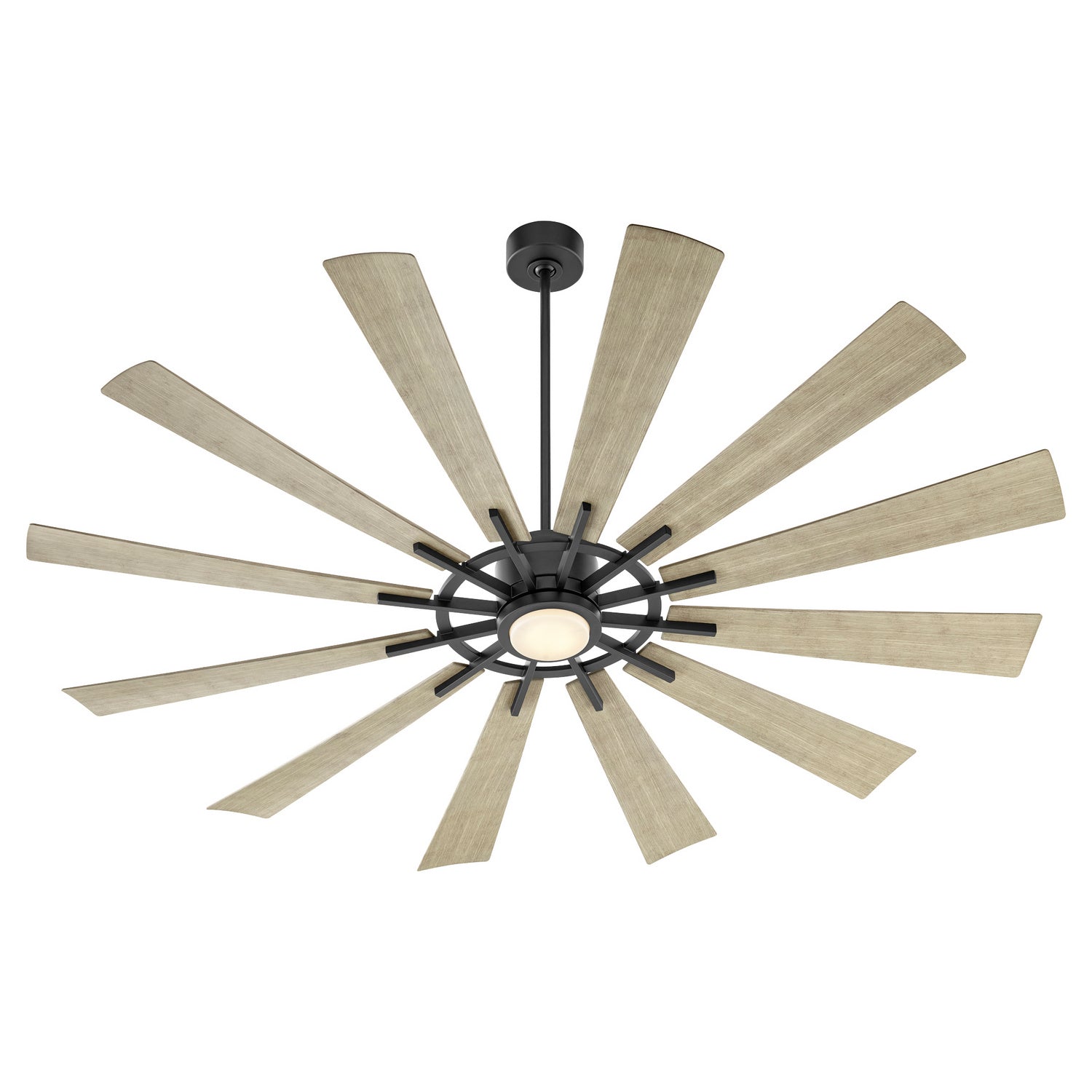 Quorum Cirque 47212-5942 Patio Fan - Matte Black