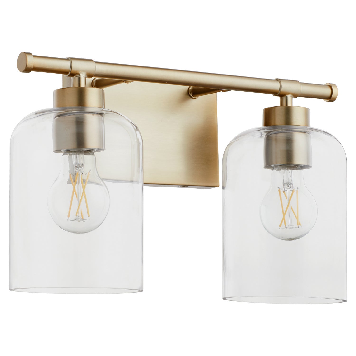 Quorum Tribute 5374-2-80 Vanity - Aged Brass