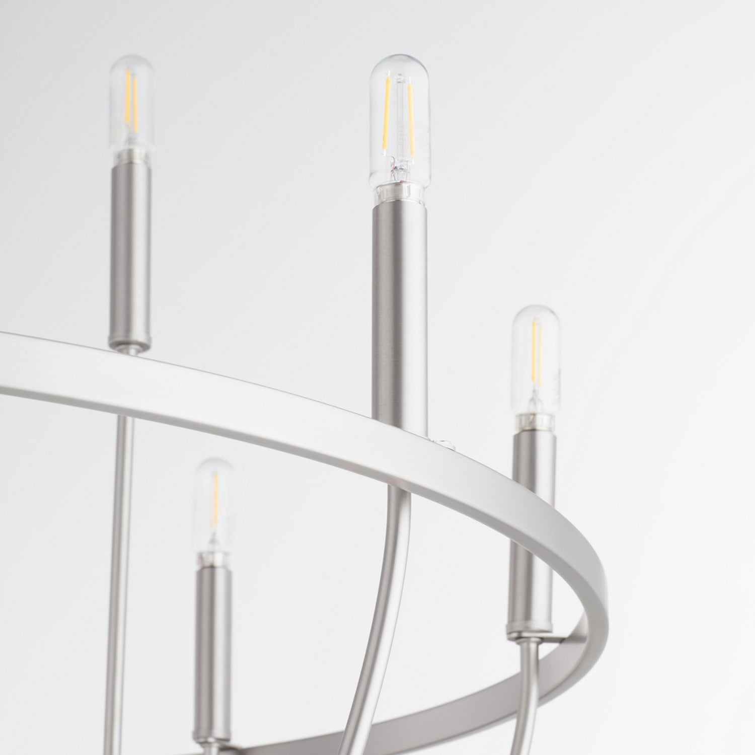 Quorum Tribute 6374-12-65 Chandelier - Satin Nickel