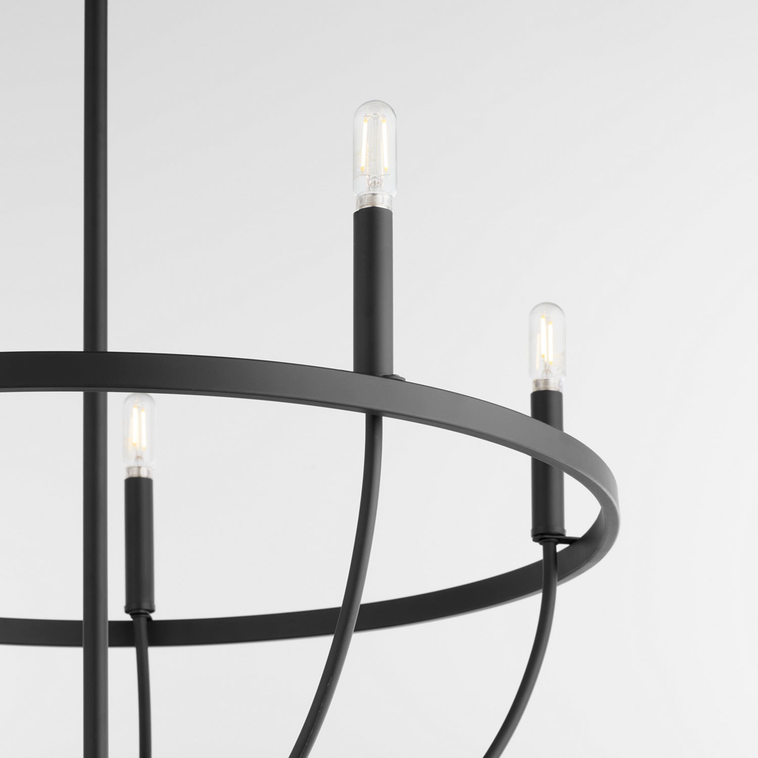 Quorum Tribute 6374-5-59 Chandelier - Matte Black
