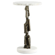 Cyan Design 11442 Amida Side Table - Bronze - White