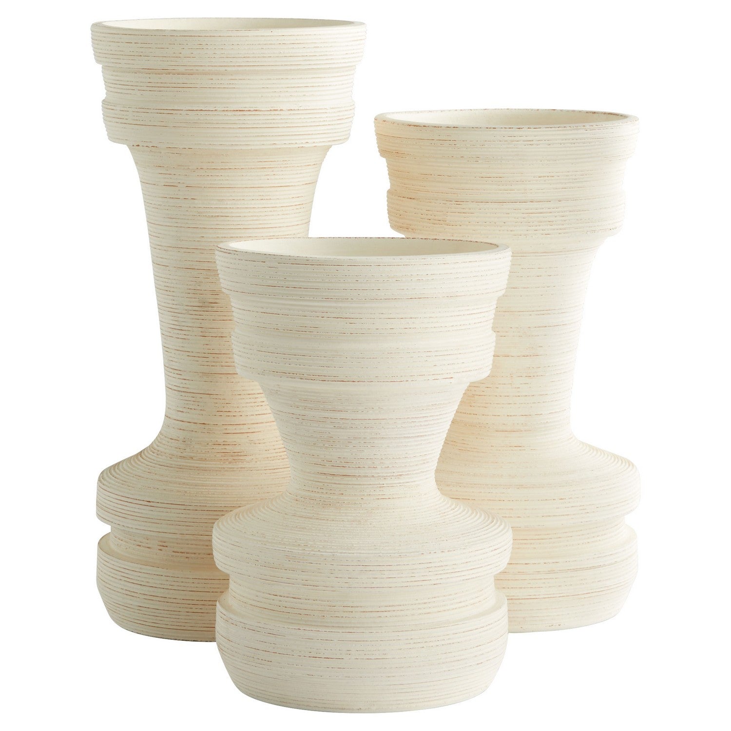 Cyan Design 11560 Taras Vase - White - Medium