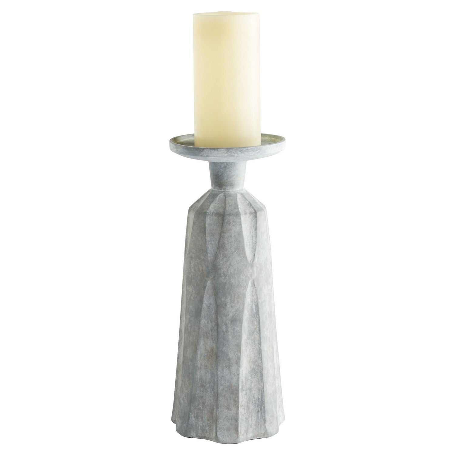 Cyan Design 11564 Attalus Candle Holder - Grey - Large