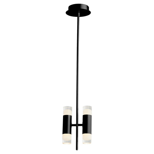 Oxygen Alarum 3-6094-15 4 Light CCT Pendant Light Modern- Black