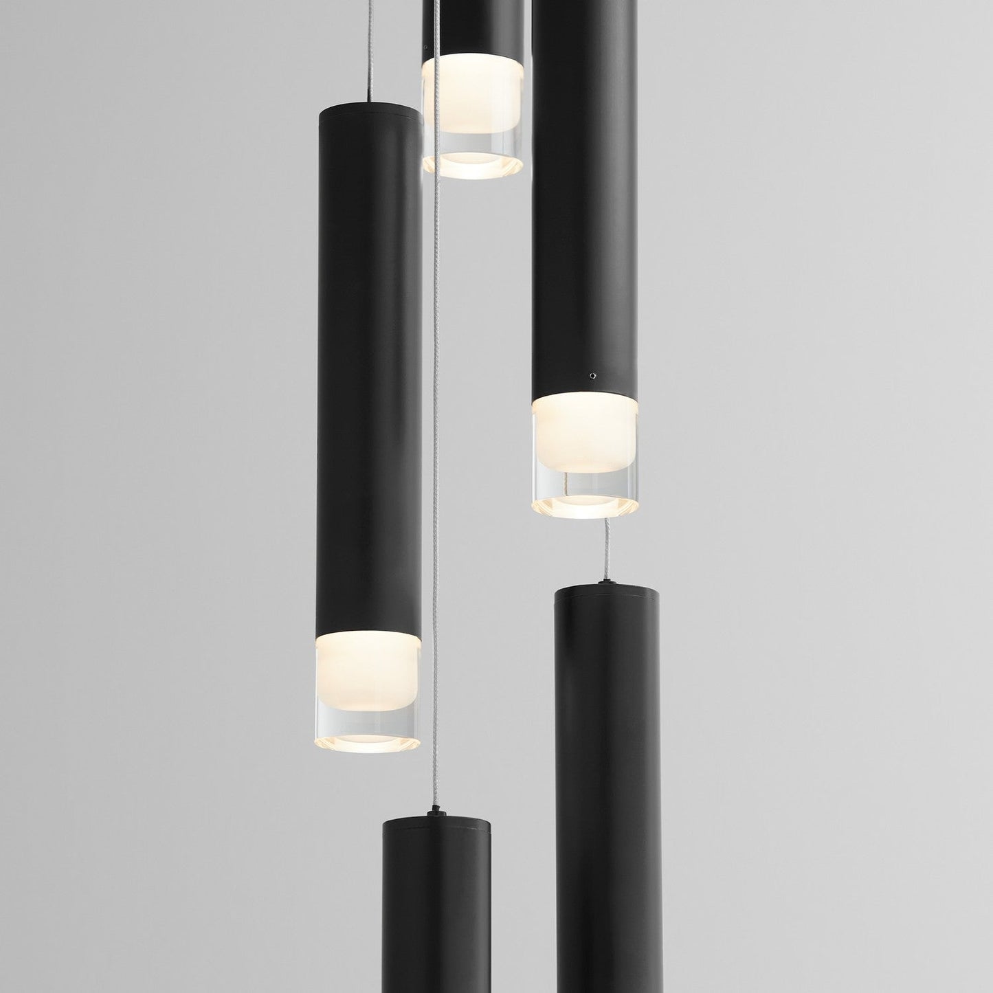 Oxygen Alarum 3-6194-15 5 Light CCT Pendant Light Modern - Black