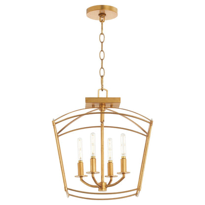 Quorum Mantle 2812-14-74 Dual Mount - Gold Leaf