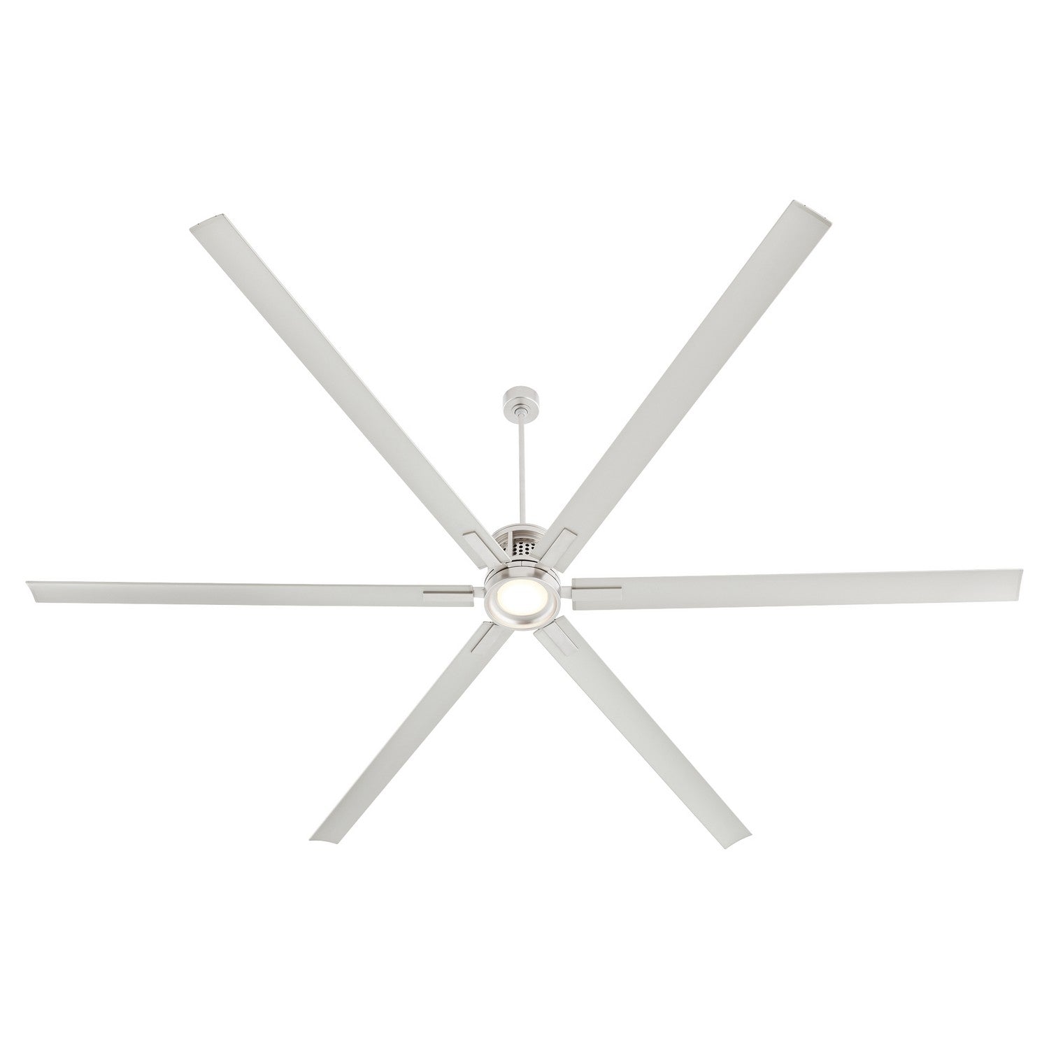 Quorum Zeus 101206-65 Patio Fan - Satin Nickel