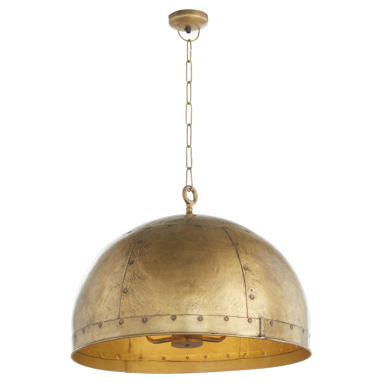 Quorum 85-3-75 Pendant - Artisan Brass