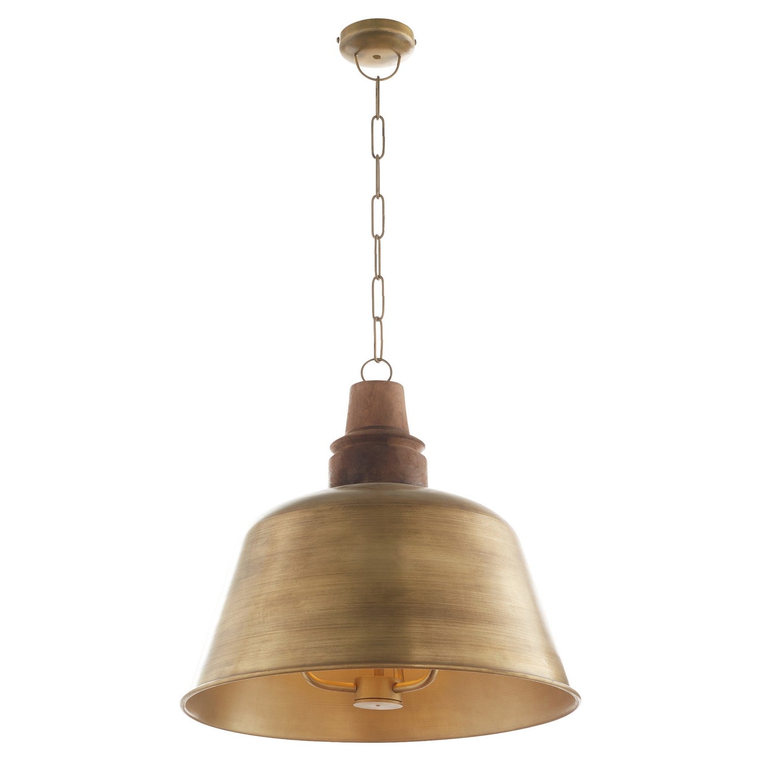 Quorum 84-3-75 Pendant - Artisan Brass