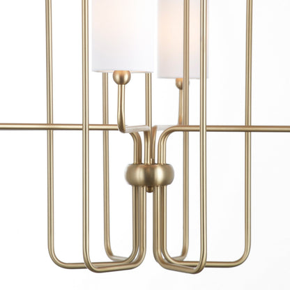 Quorum Charlotte 698-12-80 Chandelier - Aged Brass