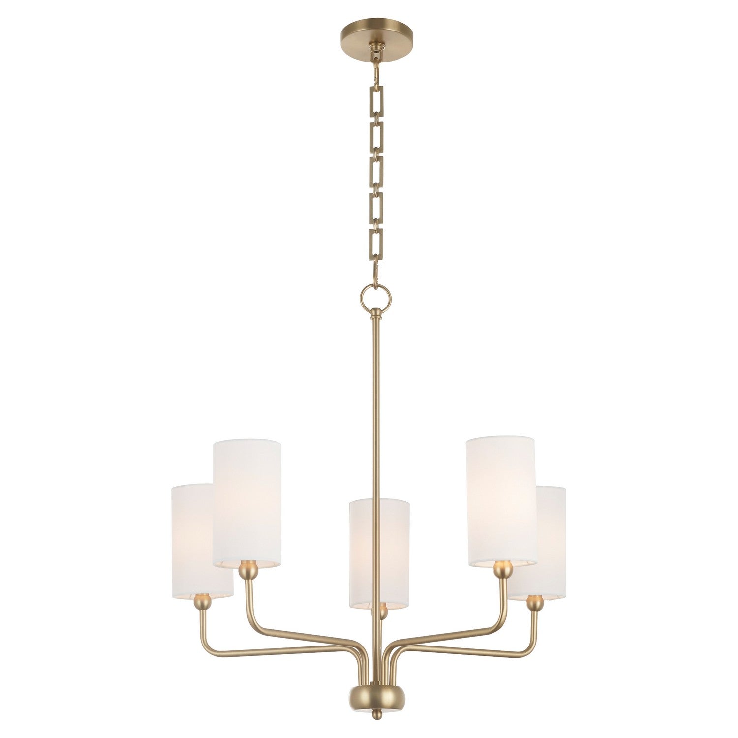 Quorum Charlotte 698-5-80 Chandelier - Aged Brass