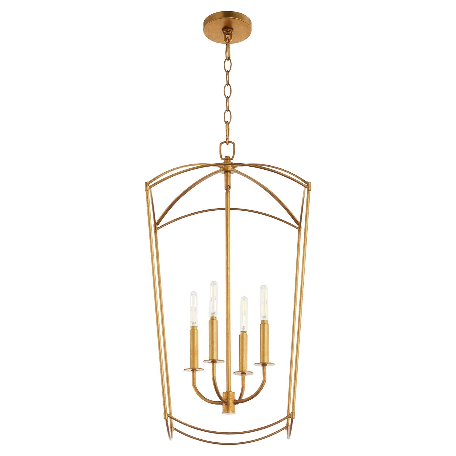Quorum Mantle 6812-4-74 Entry - Gold Leaf
