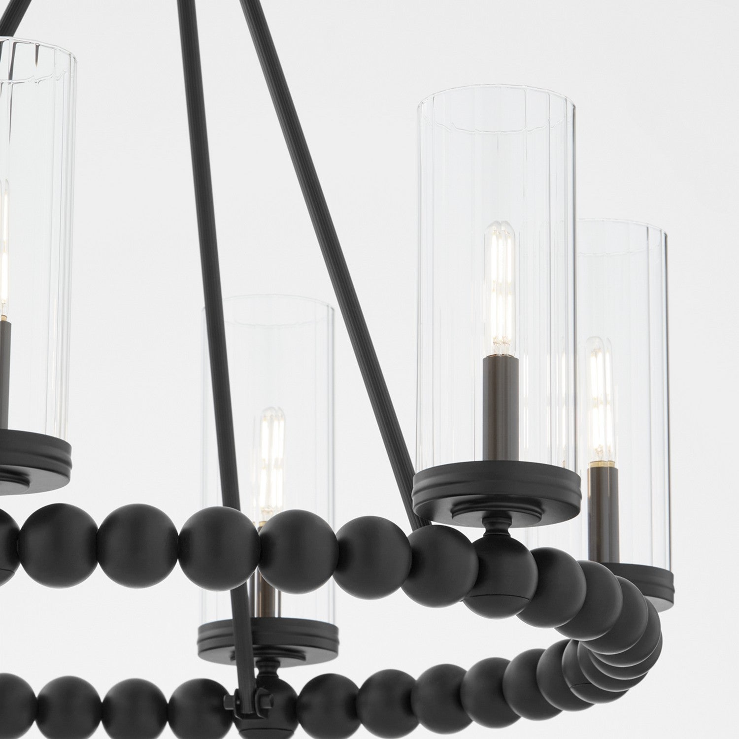Quorum Lee Boulevard 661-6-59 Chandelier - Matte Black