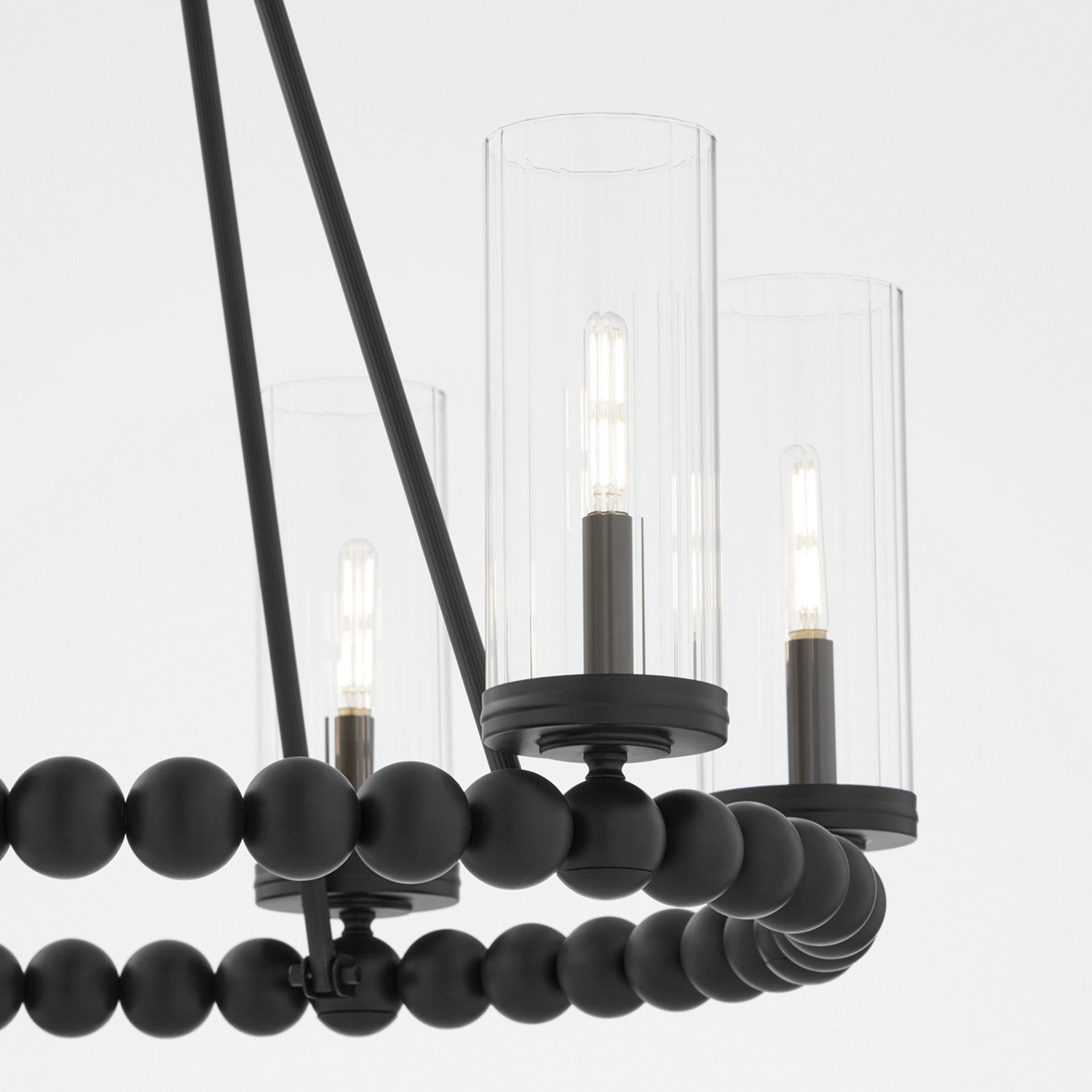 Quorum Lee Boulevard 661-6-59 Chandelier - Matte Black