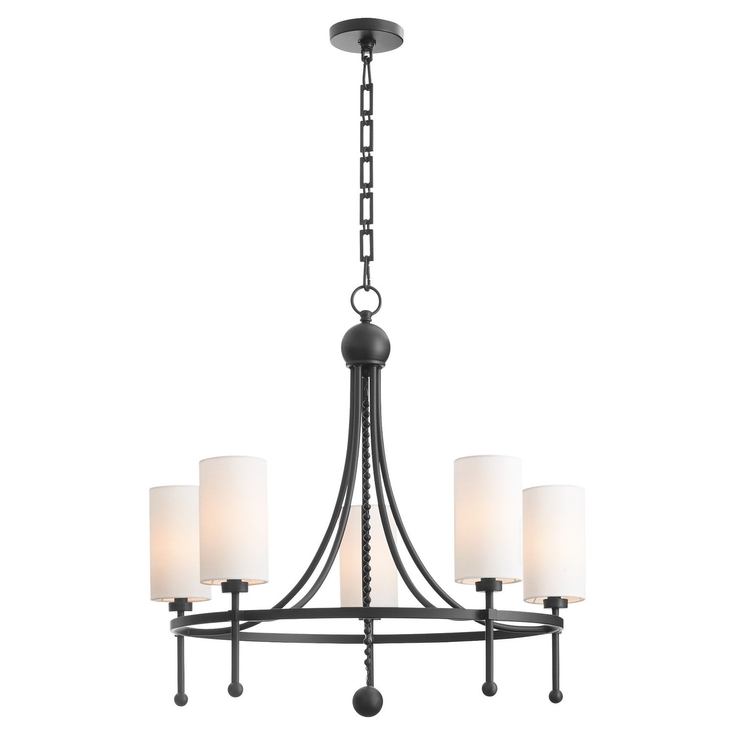 Quorum Lee Boulevard 664-5-59 Chandelier - Matte Black