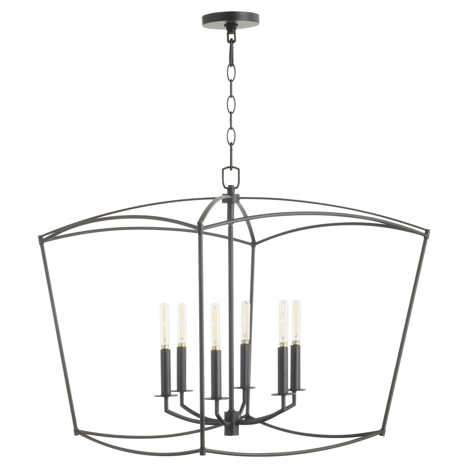 Quorum Mantle 6412-6-59 Pendant - Matte Black