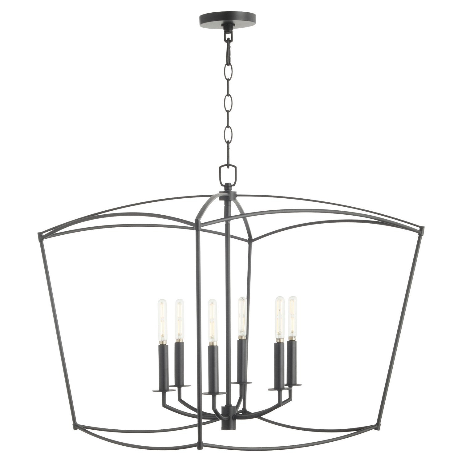 Quorum Mantle 6412-6-59 Pendant - Matte Black