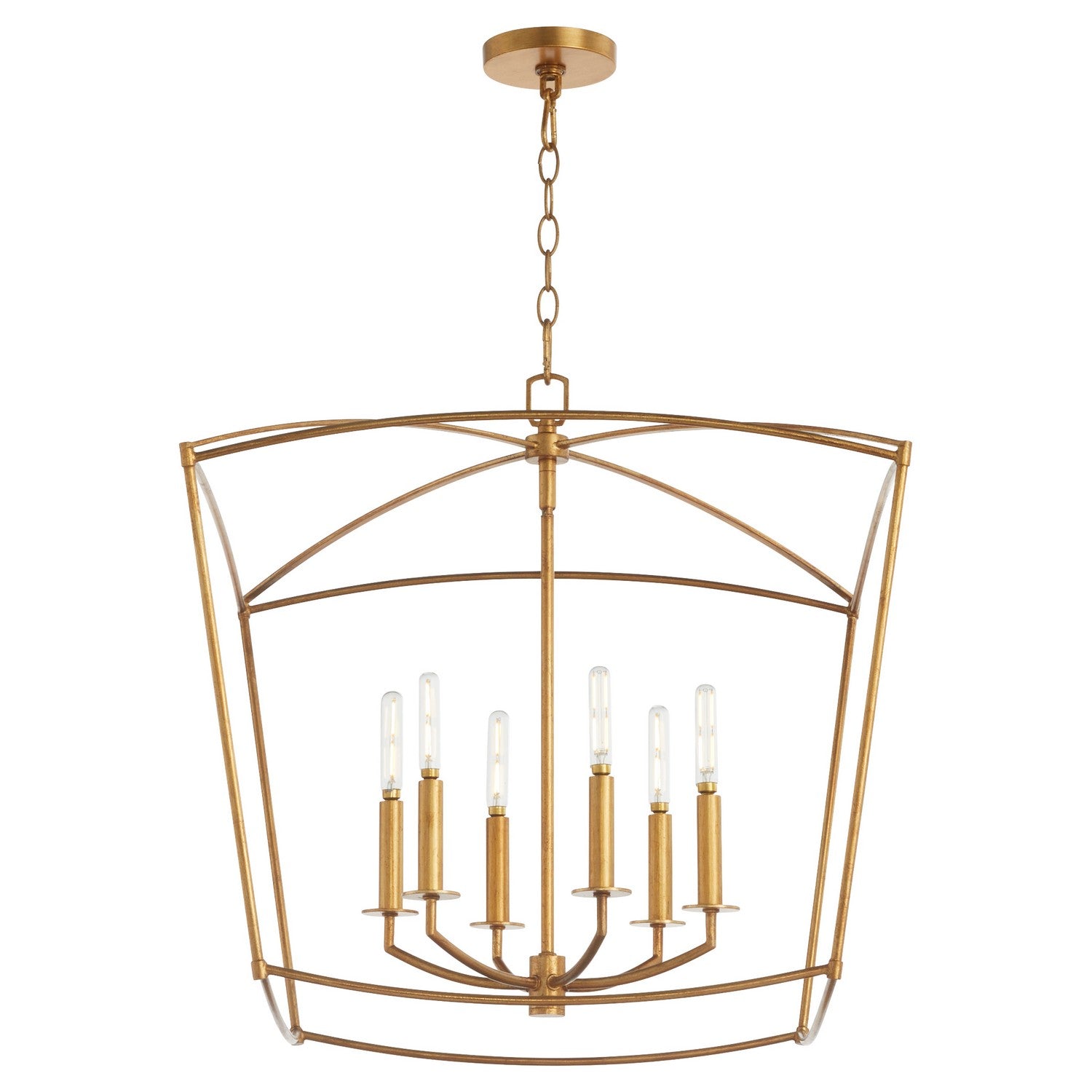 Quorum Mantle 6412-6-74 Pendant - Gold Leaf