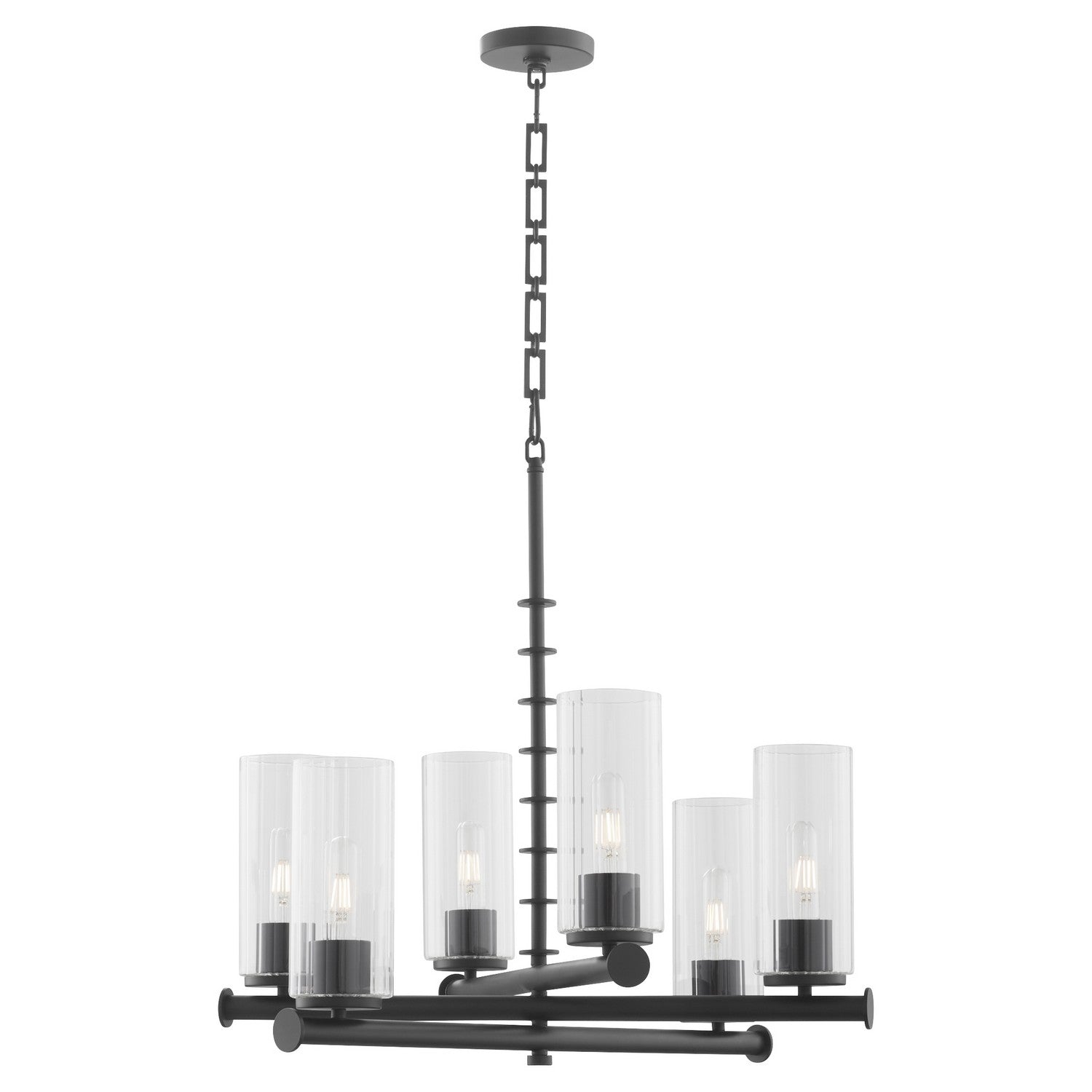 Quorum Juniper 641-6-59 Chandelier - Matte Black