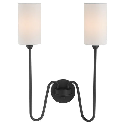 Quorum Charlotte 597-2-59 Wall Mount - Matte Black