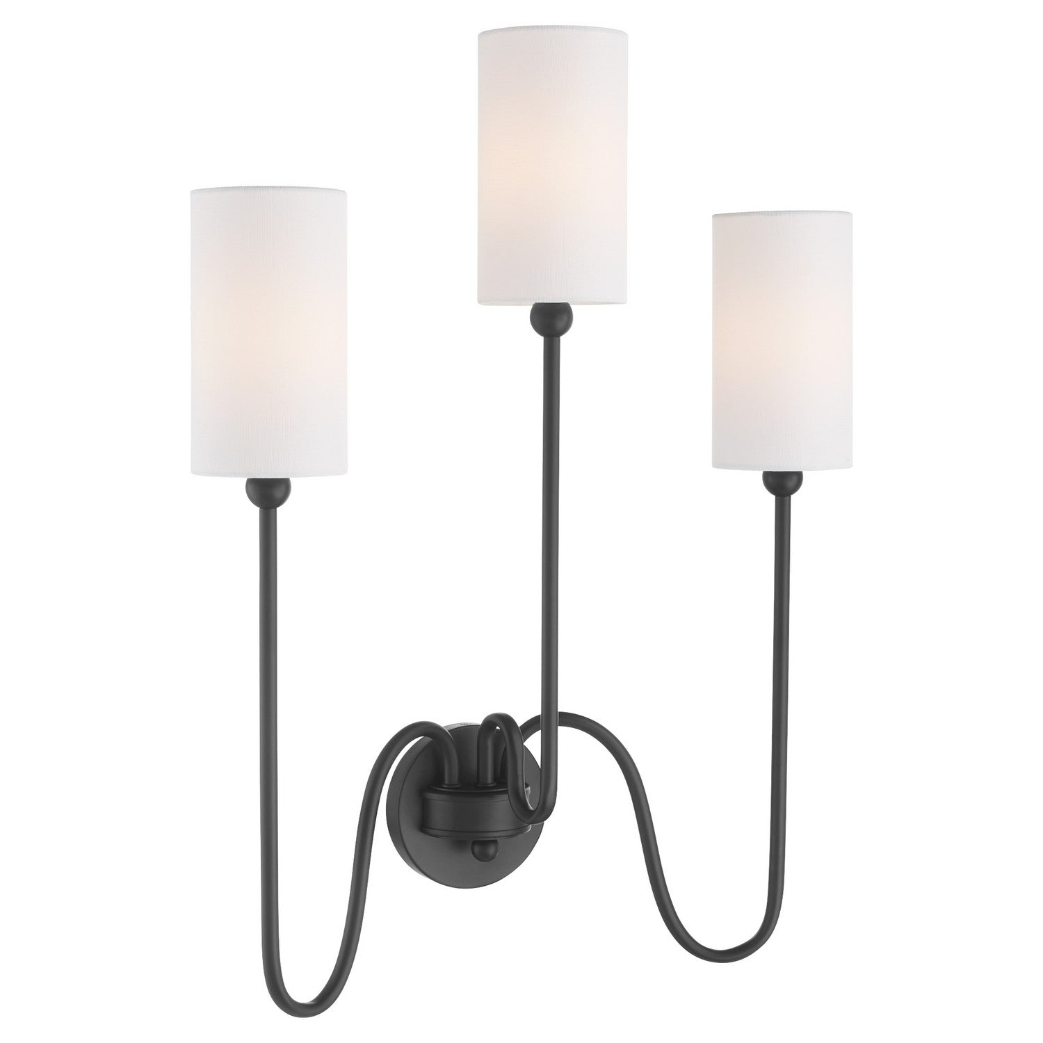 Quorum Charlotte 597-3-59 Wall Mount - Matte Black