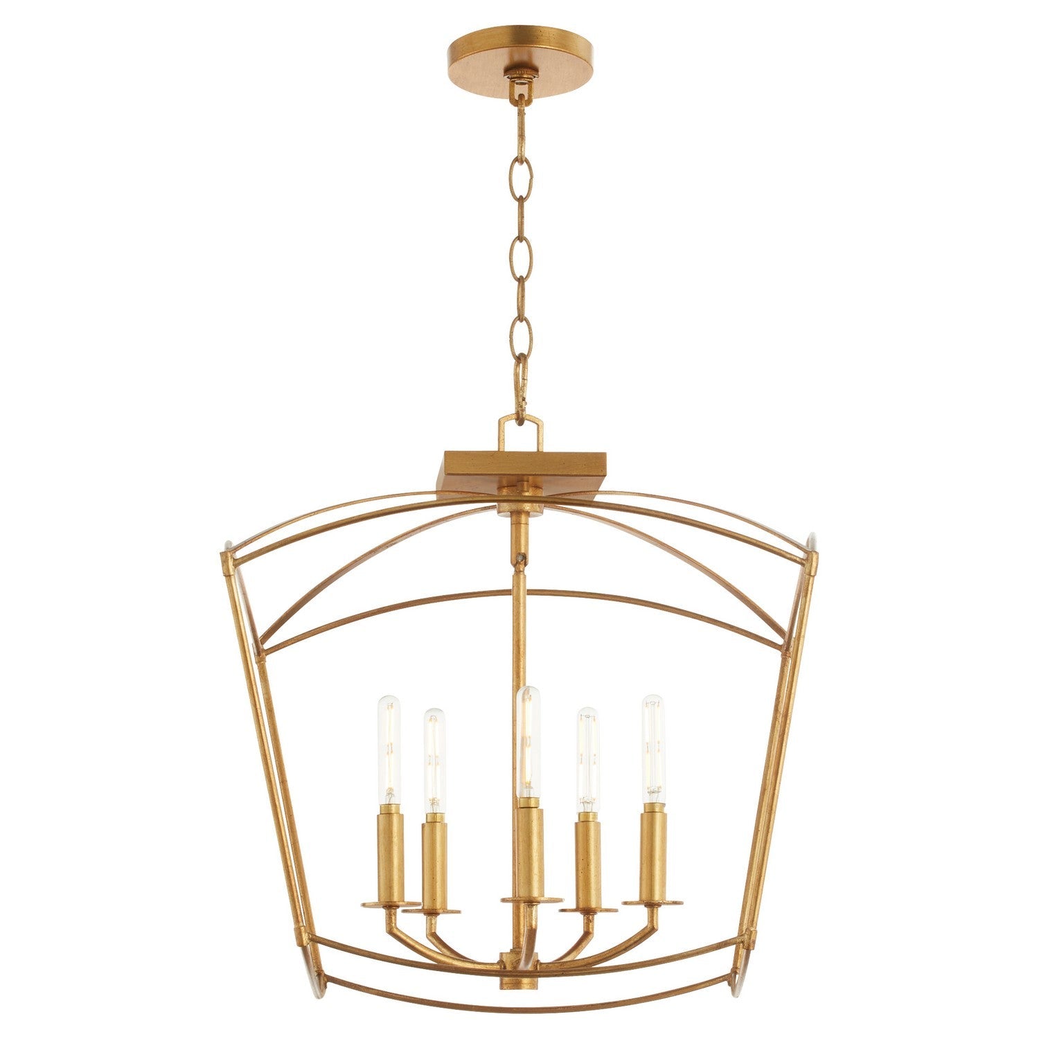 Quorum Mantle 2812-18-74 Dual Mount - Gold Leaf