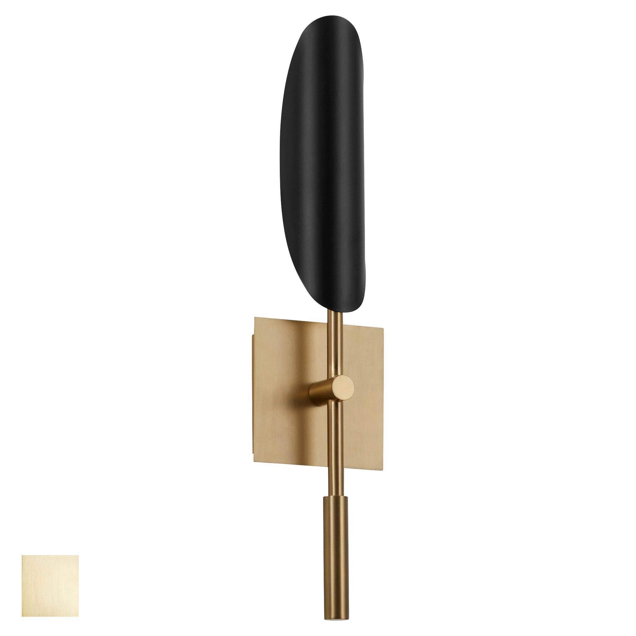 Oxygen PIVOT 3-405-40 LED Wall Sconce Light Fixture - Aged Brass