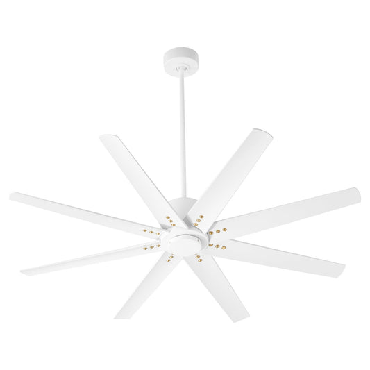 Oxygen FLEET 3-112-6 Ceiling Fan with Remote 56 Inch Eight Blade Fan - White