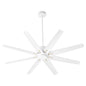 Oxygen FLEET 3-112-6 Ceiling Fan with Remote 56 Inch Eight Blade Fan - White