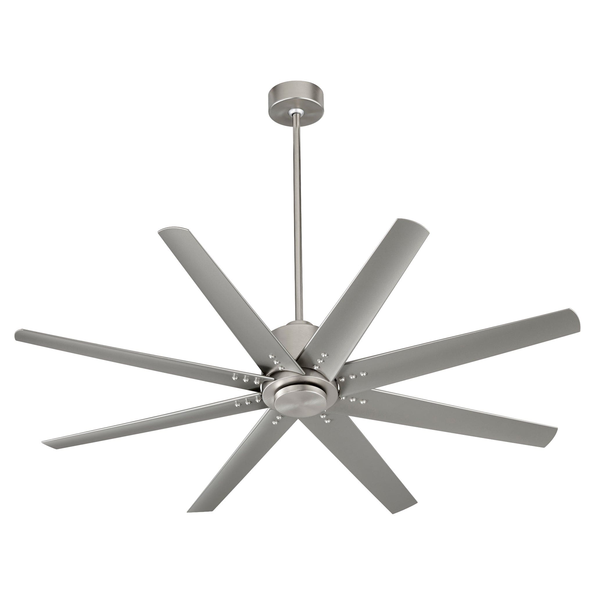 Oxygen FLEET 3-112-40 Ceiling Fan with Remote 56 Inch Eight Blade Fan - Aged Brass, Black