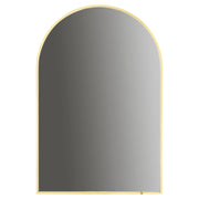 Oxygen Lighting AVIOR 3-0106-55 Arched LED Lighted Mirror 32x40 inch - Brushed Brass