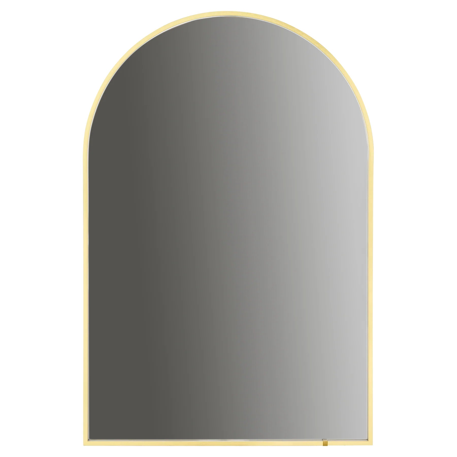 Oxygen Lighting AVIOR 3-0106-55 Arched LED Lighted Mirror 32x40 inch - Brushed Brass