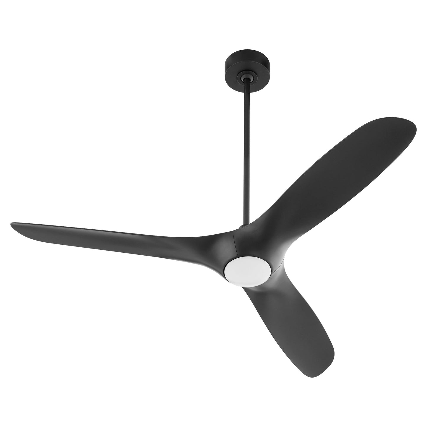 Oxygen PROVINCE 3-122-1540 Smart Ceiling Fan 56 Inch with Wall Control - Aged Brass with Black fan blades