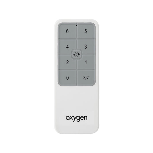 Oxygen Ceiling Fan Remote Control - 3-8-2000-0 - Handheld Remote DC Motor