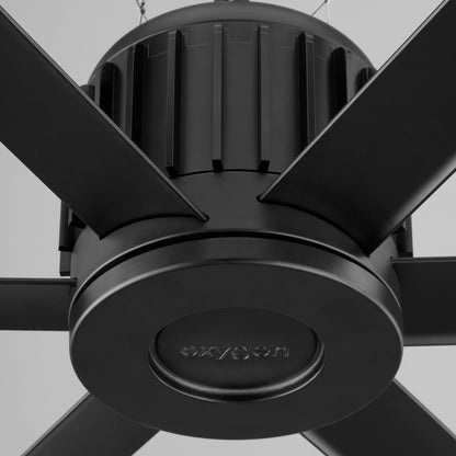 Oxygen ENORME 78 Inch Outdoor Wet Rated Smart Ceiling Fan with Wall Control