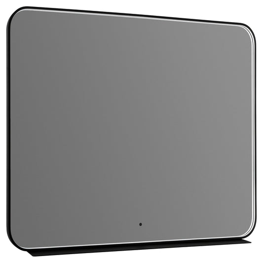 Oxygen Avior 3-0103-15 Bathroom Vanity LED Lighted Mirror 36x36 Inch - Black