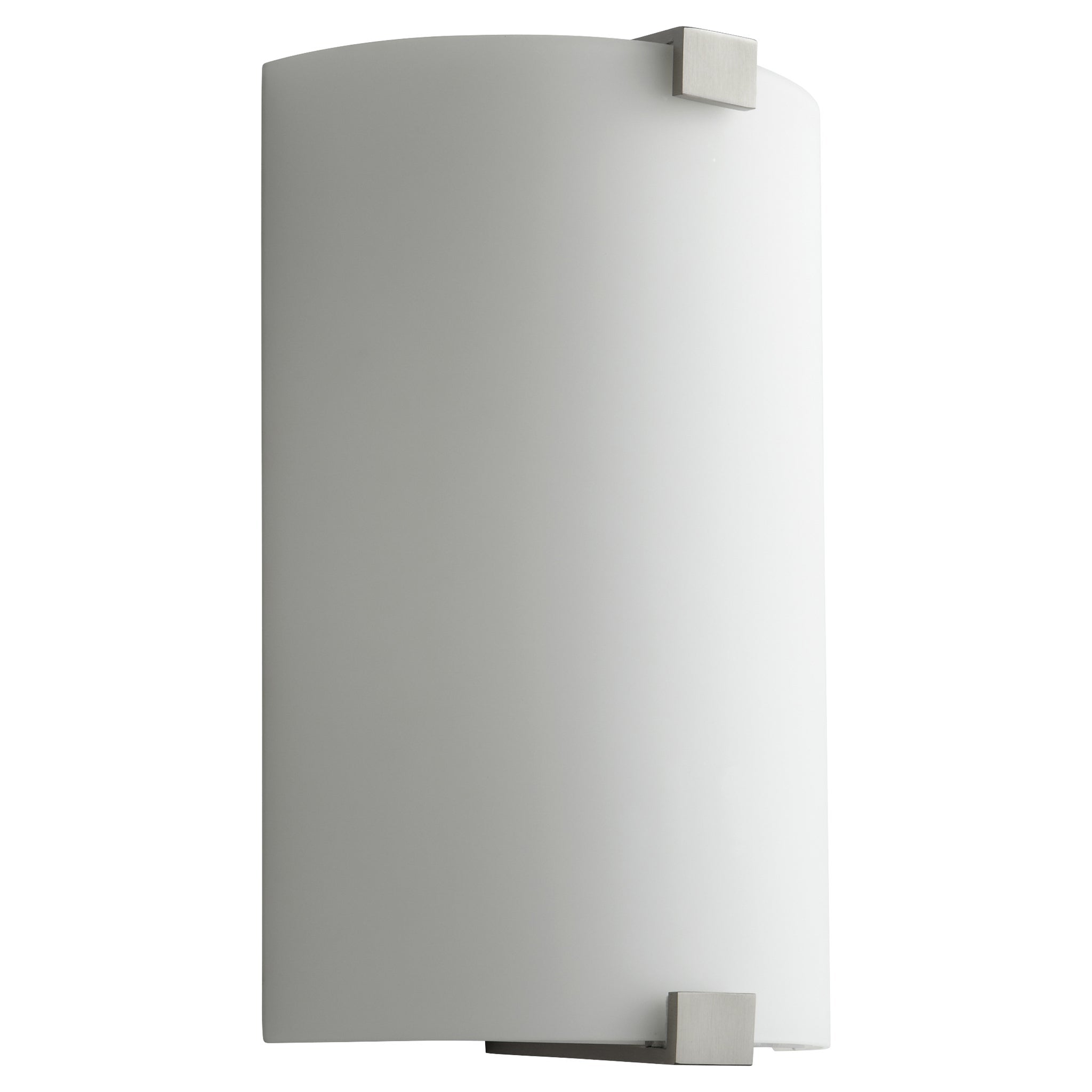 Oxygen SIREN 3-563-40124 Wall Sconce Light Fixture 4000K - Satin Nickel, White Opal Glass