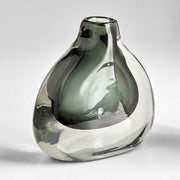 Cyan Design 11373 Moraea Vase - Blue And Clear - Large