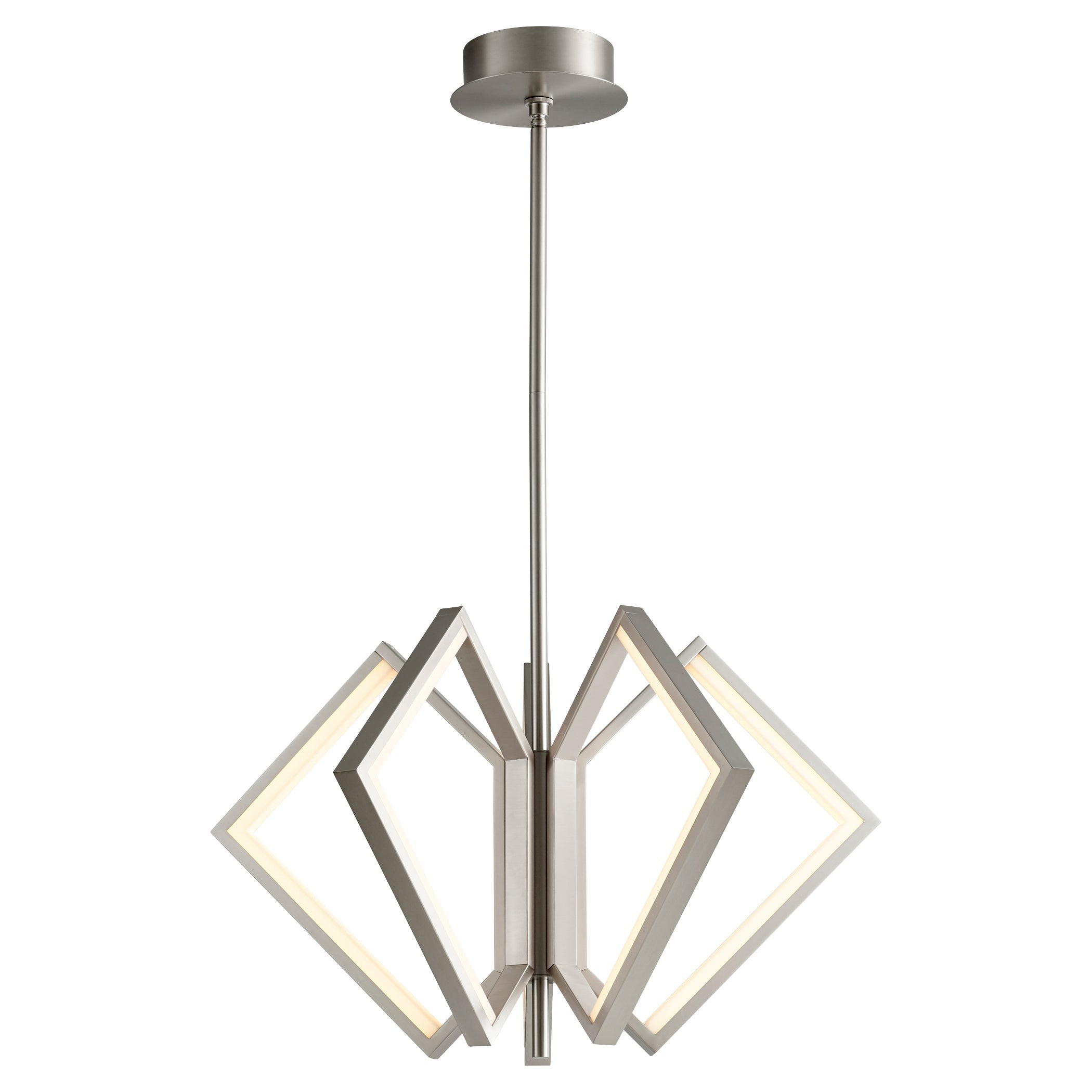 Oxygen ACADIA 3-6143-24 Contemporary Modern LED 30 Inch Chandelier 3000K - Satin Nickel