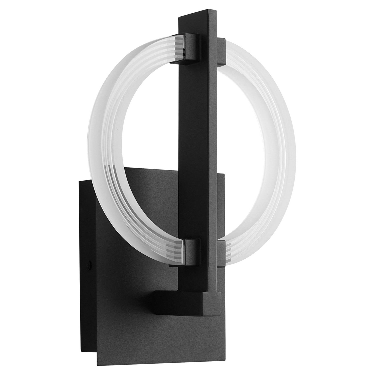 Oxygen ARENA 3-5014-15 Modern Wall Sconce Light Fixture - Black