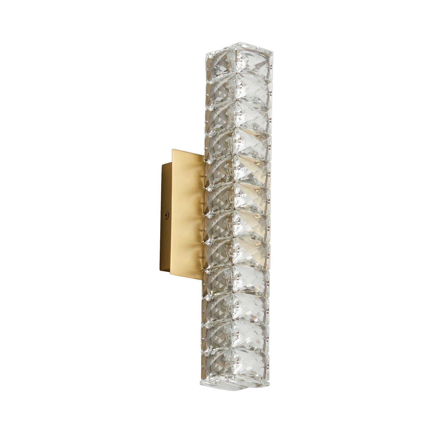 Oxygen Elan 3-572-40 Modern Sconce LED Wall Light Fixture- Aged Brass