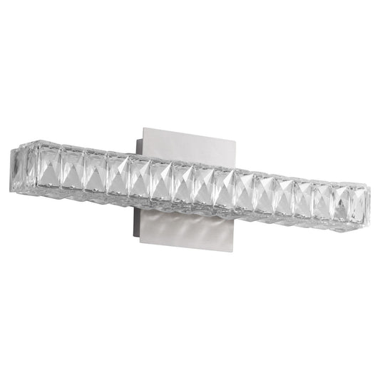 Oxygen Elan 3-573-24 Modern Vanity LED Wall Light Fixture- Satin Nickel