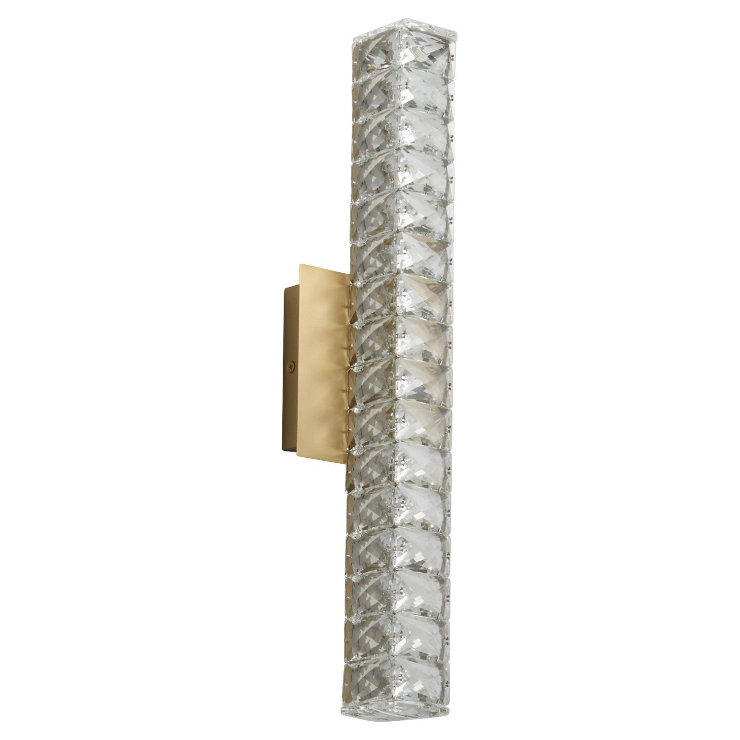 Oxygen Elan 3-573-40 Modern Vanity LED Wall Light Fixture- Aged Brass