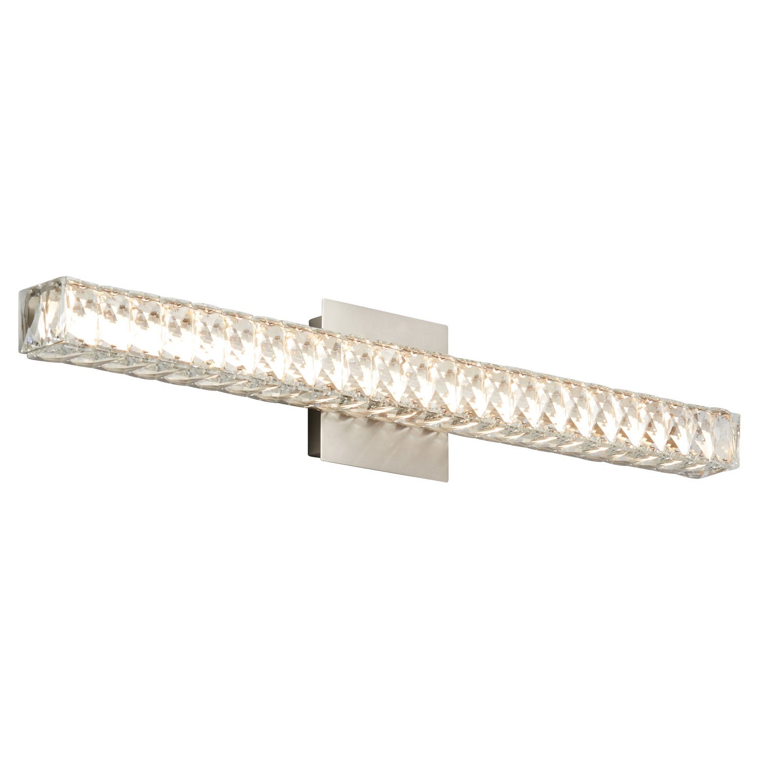 Oxygen Elan 3-574-24 Modern Vanity LED Wall Light Fixture - Satin Nickel