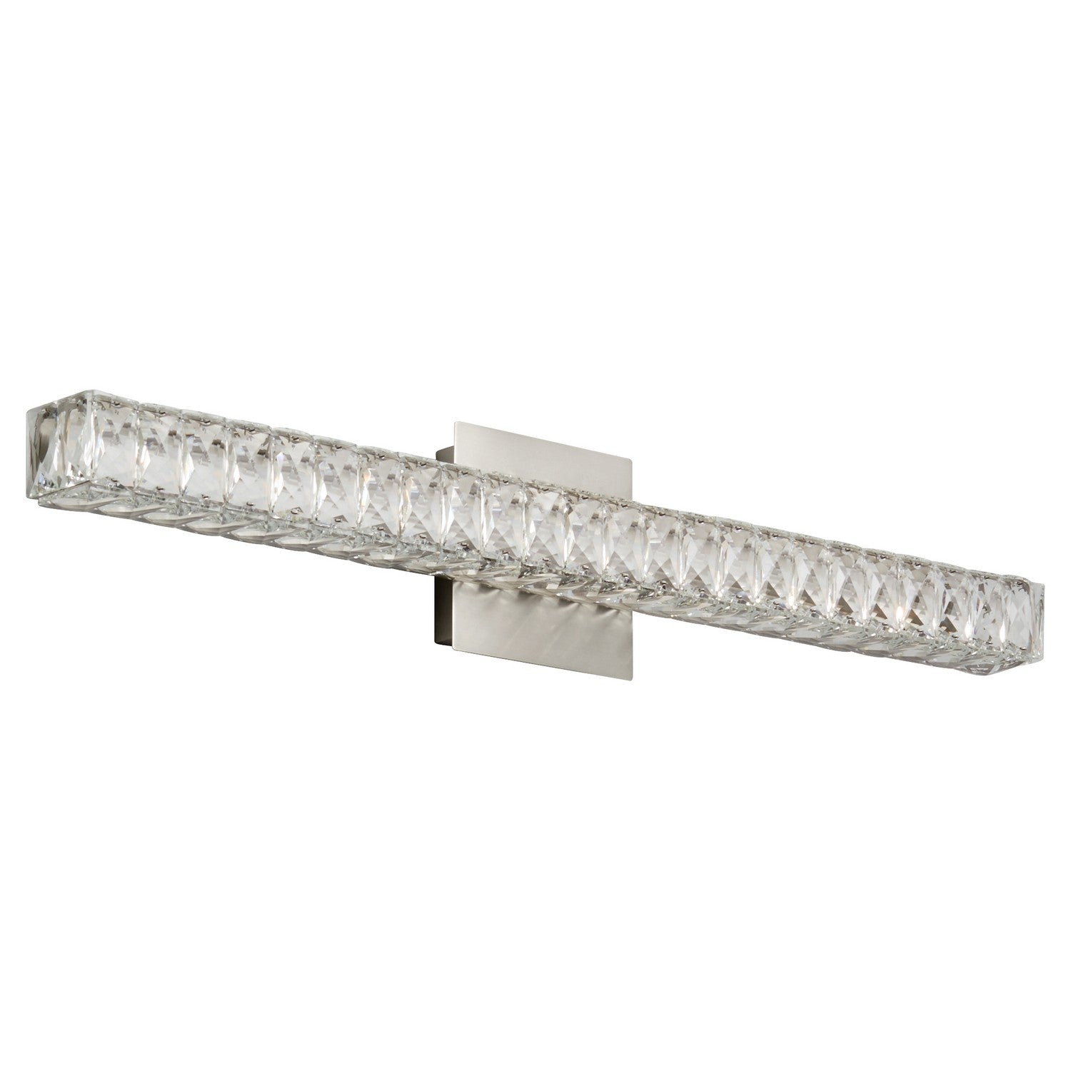 Oxygen Elan 3-574-24 Modern Vanity LED Wall Light Fixture - Satin Nickel